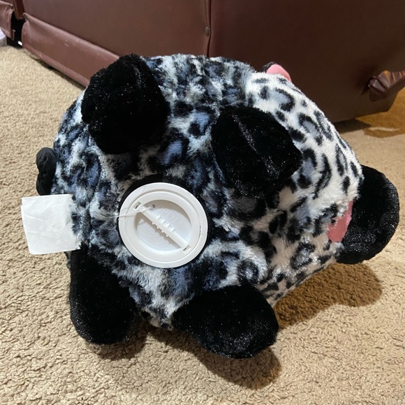 Leopard print JUMBO PLUSH PIGGY BANK by Fab NY - Picture 4 of 11